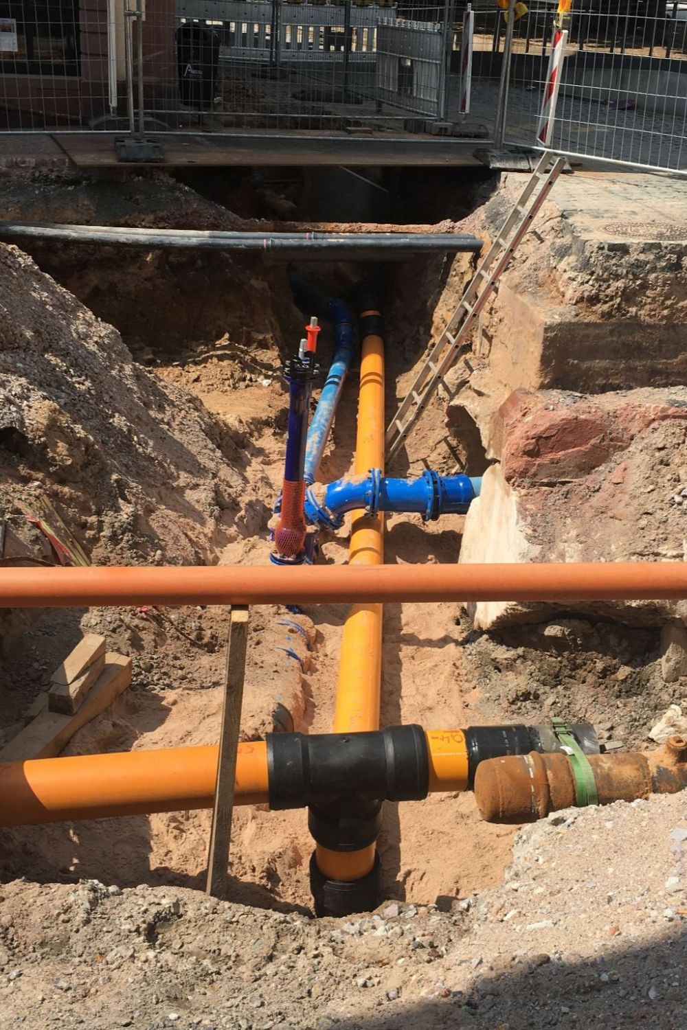 Baustelle Fachbereich Leitungsbau und Wasserversorgung