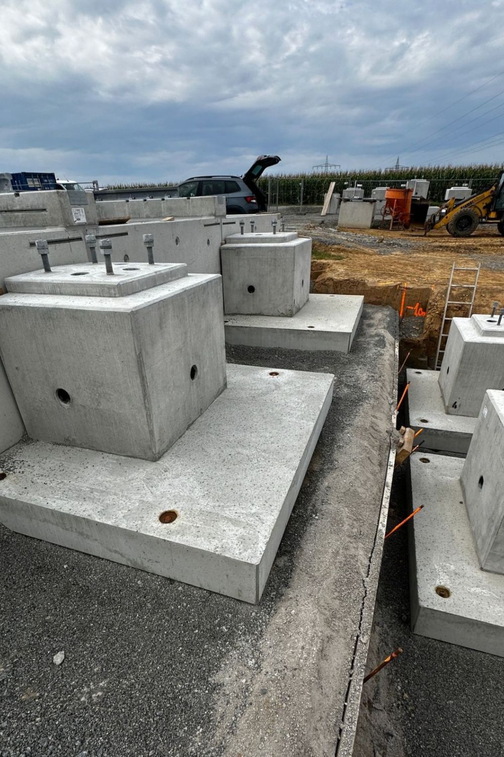 Baustelle Fachbereich Fundamentgründung